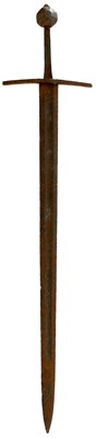 Lot 257 - AN EARLY 14TH CENTURY SWORD OF WAR OF OAKESHOTT TYPE XIIA CIRCA 1300-1350