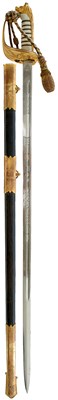 Lot A GVIR ROYAL NAVAL OFFICER'S SWORD