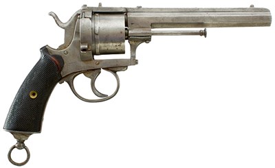 Lot AN 11MM BELGIAN SIX-SHOT PINFIRE SERVICE REVOLVER