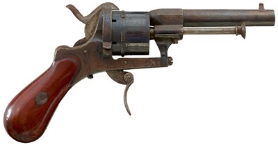 Lot A 7MM CONTINENTAL SIX-SHOT PINFIRE REVOLVER