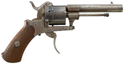 Lot A 7MM BELGIAN SIX-SHOT PINFIRE REVOLVER