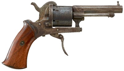 Lot A 7MM CONTINENTAL SIX-SHOT PINFIRE GUARDIAN MODEL REVOLVER FOR THE AMERICAN MARKET