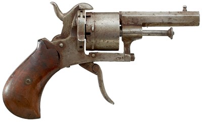 Lot A 7MM CONTINENTAL SIX-SHOT PINFIRE REVOLVER