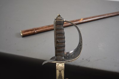 Lot 597 - AN 1897 PATTERN INFANTRY OFFICER'S SWORD