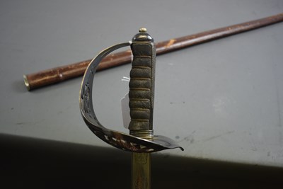 Lot 597 - AN 1897 PATTERN INFANTRY OFFICER'S SWORD