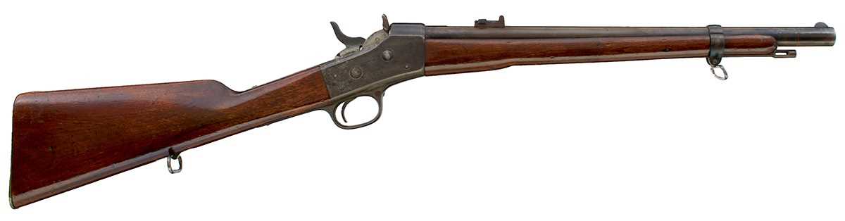Lot 492 - A 12.17MM RIMFIRE SWEDISH CAVALRY CARBINE,
