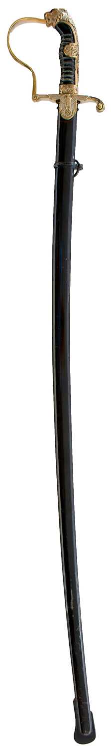 Lot 801 - A RARE THIRD REICH SS OFFICER'S ARMY PATTERN SWORD
