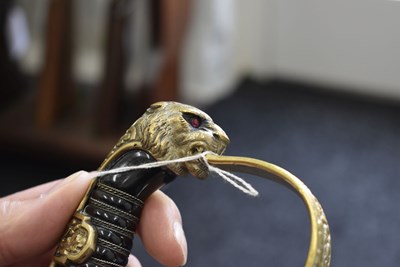 Lot 801 - A RARE THIRD REICH SS OFFICER'S ARMY PATTERN SWORD