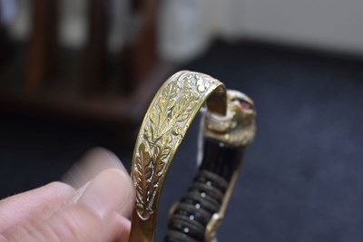 Lot 801 - A RARE THIRD REICH SS OFFICER'S ARMY PATTERN SWORD