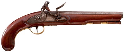 Lot A .650 CALIBRE FLINTLOCK OFFICER'S PISTOL BY KETLAND & CO