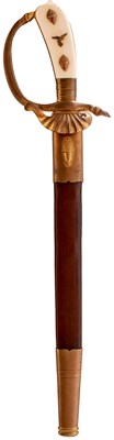 Lot A THIRD REICH HUNTING OR FORESTRY CUTLASS OR DIRK