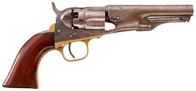 Lot A .36 CALIBRE FIVE-SHOT PERCUSSION COLT POLICE REVOLVER