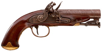 Lot A .700 CALIBRE FLINTLOCK SERVICE PISTOL BY RIGBY