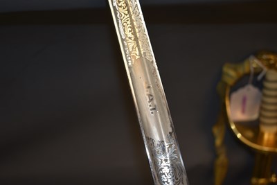 Lot 601 - AN EIIR ARMY SERVICE CORPS OFFICER'S SWORD