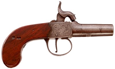 Lot A 54-BORE PERCUSSION BOXLOCK POCKET PISTOL