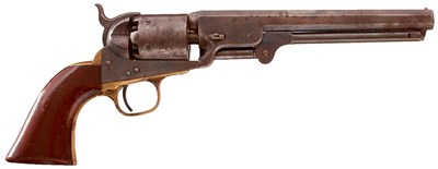Lot A .36 CALIBRE SIX-SHOT PERCUSSION COLT NAVY REVOLVER