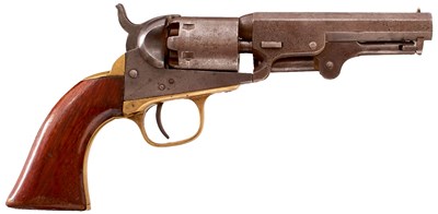 Lot A .31 CALIBRE SIX-SHOT PERCUSSION COLT POCKET REVOLVER