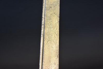 Lot 605 - AN 1827 PATTERN NAVAL OFFICER'S SWORD