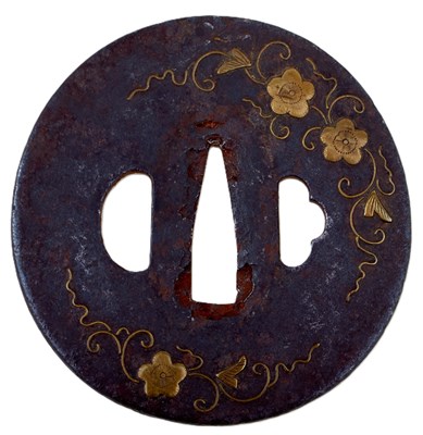 Lot 38 - TWO IRON TSUBA