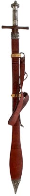 Lot A SUDANESE CHIEF'S KASKARA BROADSWORD
