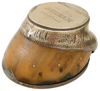 Lot A ROLAND WARD HORSE HOOF INK WELL