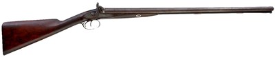 Lot 497 - A 15-BORE DOUBLE BARRELLED PERCUSSION SPORTING GUN BY WESTLEY RICHARDS
