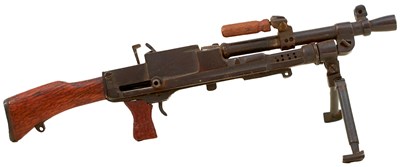 Lot A GOOD BRITISH ORDNANCE FACTORY MODEL OF A BRENLIGHT MACHINE GUN