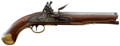 Lot A .650 CALIBRE EAST INDIA COMPANY SHORT CAVALRY OR LIGHT DRAGOON FLINTLOCK SERVICE PISTOL