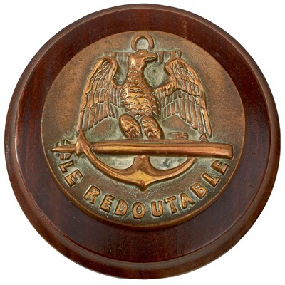 Lot A TAMPION FOR THE FRENCH SUBMARINE LE REDOUTABLE