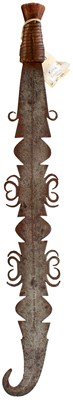 Lot A LATE 19TH CENTURY CONGOLESE KONDA OR CURRENCY SWORD