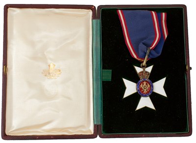 Lot 632 - A CASED ROYAL VICTORIAN ORDER (COMMANDER)