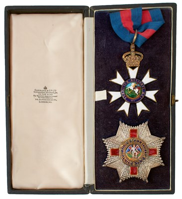 Lot 630 - CASED - THE MOST DISTINGUISHED ORDER OF ST MICHAEL AND ST GEORGE (KNIGHTS COMMANDER)