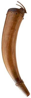 Lot A 19TH CENTURY CONTINENTAL POWDER HORN