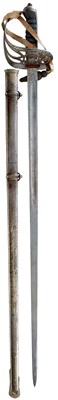 Lot 167 - A VICTORIAN GRENADIER GUARDS OFFICER'S LEVEE SWORD
