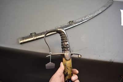 Lot 619 - A 1796 PATTERN LIGHT CAVALRY OFFICER'S SABRE