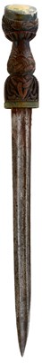 Lot AN 18TH CENTURY AND LATER SCOTTISH DIRK