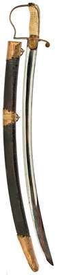 Lot 621 - A GEORGIAN OFFICER'S PRESENTATION SWORD