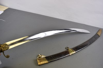 Lot 621 - A GEORGIAN OFFICER'S PRESENTATION SWORD