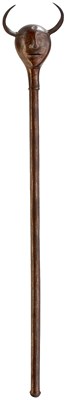 Lot 103 - A SCARCE LATE 18TH OR EARLY 19TH CENTURY QAJAR EMPIRE PERSIAN DEVIL'S MACE