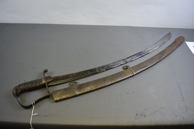 Lot 622 - A 1796 PATTERN LIGHT CAVALRY OFFICER'S SWORD