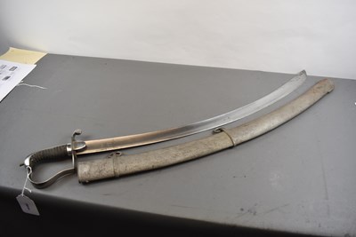 Lot 623 - A 1796 PATTERN LIGHT CAVALRY TROOPER'S SABRE