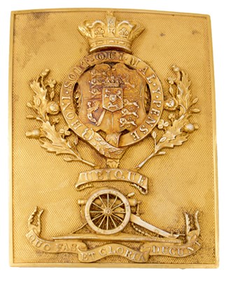 Lot A ROYAL REGIMENT OF ARTILLERY OFFICER'S SHOULDER BELT PLATE