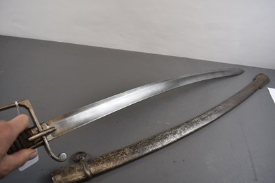 Lot 624 - AN ITALIAN 1833 PATTERN HORSE ARTILLERY TROOPER'S SWORD