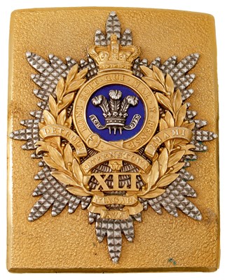 Lot A 41ST REGIMENT (WELCH) OFFICER'S SHOULDER BELT PLATE
