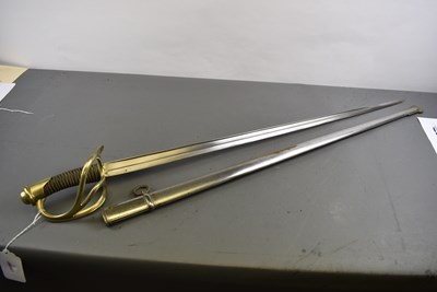 Lot 625 - A FRENCH MODEL 1882 CAVALRY TROOPER'S SWORD