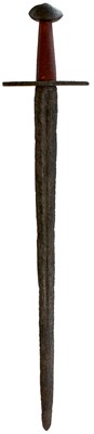 Lot A MEDIEVAL SINGLE HANDED OR HAND AND A HALF SWORD
