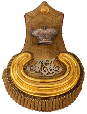 Lot A RARE VICTORIAN EPAULETTE OF PRINCE ALBERT