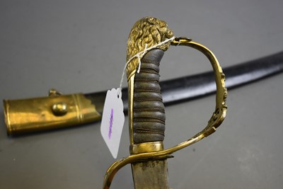 Lot 628 - AN 1803 PATTERN LIGHT INFANTRY OFFICER'S SWORD