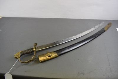 Lot 628 - AN 1803 PATTERN LIGHT INFANTRY OFFICER'S SWORD