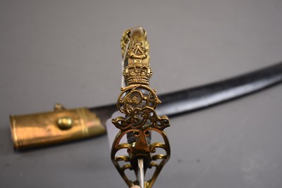 Lot 628 - AN 1803 PATTERN LIGHT INFANTRY OFFICER'S SWORD